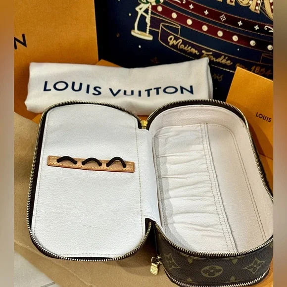 Vintage Louis Vuitton Monogram Toiletry / Make up Bag - Rare - Picture 9 of 16
